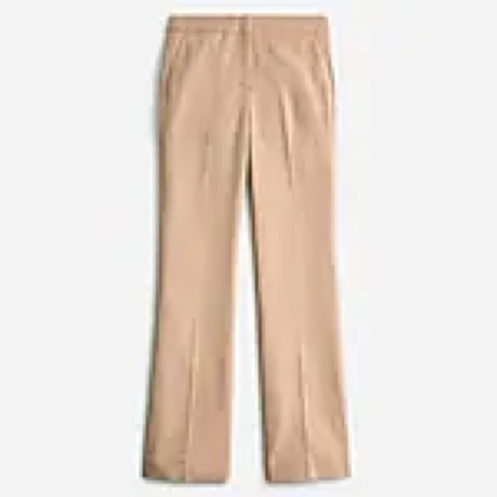 J.Crew Willa full-length flare pant in Italian city wool blend BK267